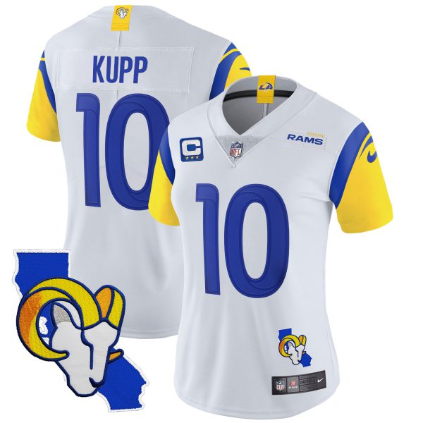 Women's Rams California Patch Vapor Limited Jersey - All Stitched - Image 20