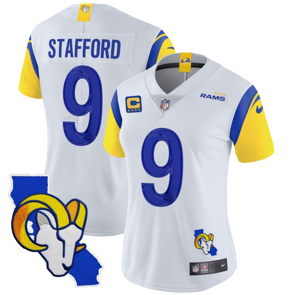Women's Rams California Patch Vapor Limited Jersey - All Stitched - Image 21