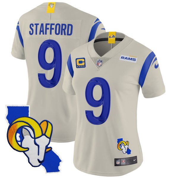 Women's Rams California Patch Vapor Limited Jersey - All Stitched - Image 27