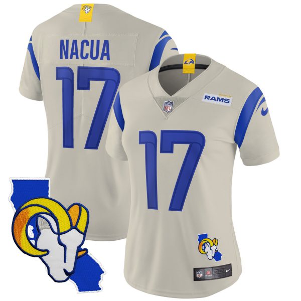 Women's Rams California Patch Vapor Limited Jersey - All Stitched - Image 29