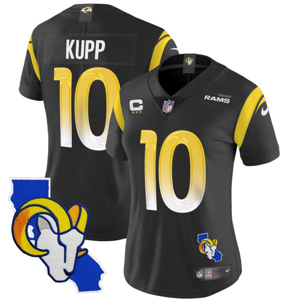Women's Rams California Patch Vapor Limited Jersey - All Stitched - Image 38