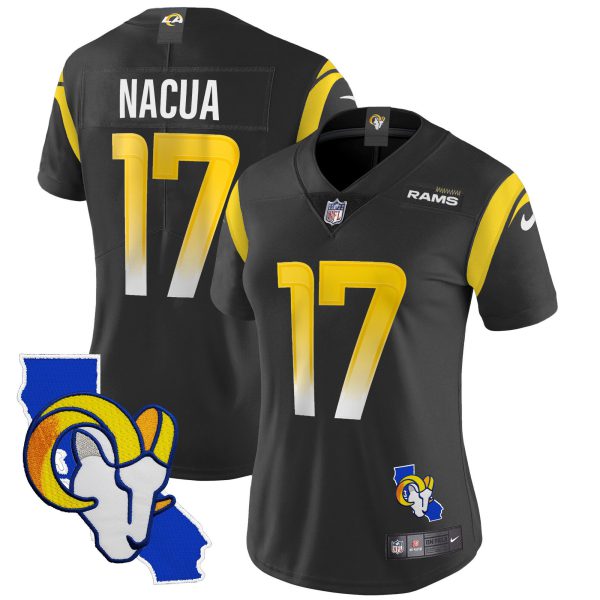 Women's Rams California Patch Vapor Limited Jersey - All Stitched - Image 41