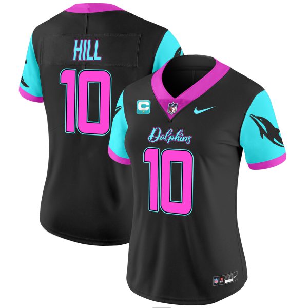 Women's Dolphins Miami Vice Vapor Limited Jersey - All Stitched - Image 3