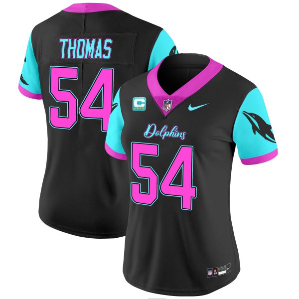 Women's Dolphins Miami Vice Vapor Limited Jersey - All Stitched - Image 6