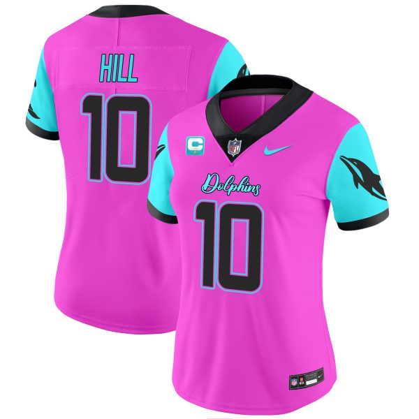 Women's Dolphins Miami Vice Vapor Limited Jersey - All Stitched - Image 19