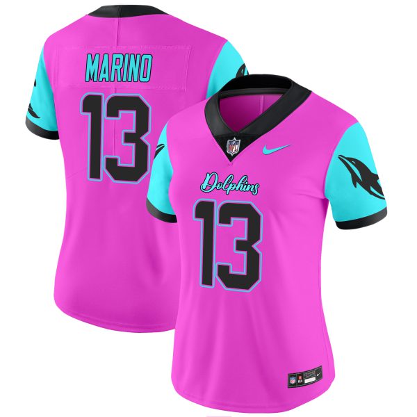 Women's Dolphins Miami Vice Vapor Limited Jersey - All Stitched - Image 21
