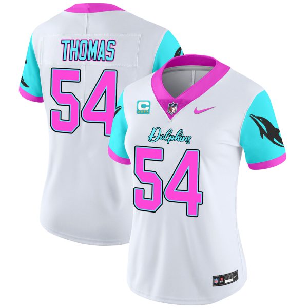 Women's Dolphins Miami Vice Vapor Limited Jersey - All Stitched - Image 30