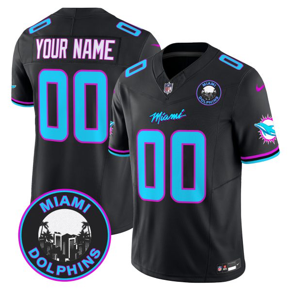 Dolphins "Miami Vice" Vapor Limited Custom Jersey V3 - All Stitched - Image 5