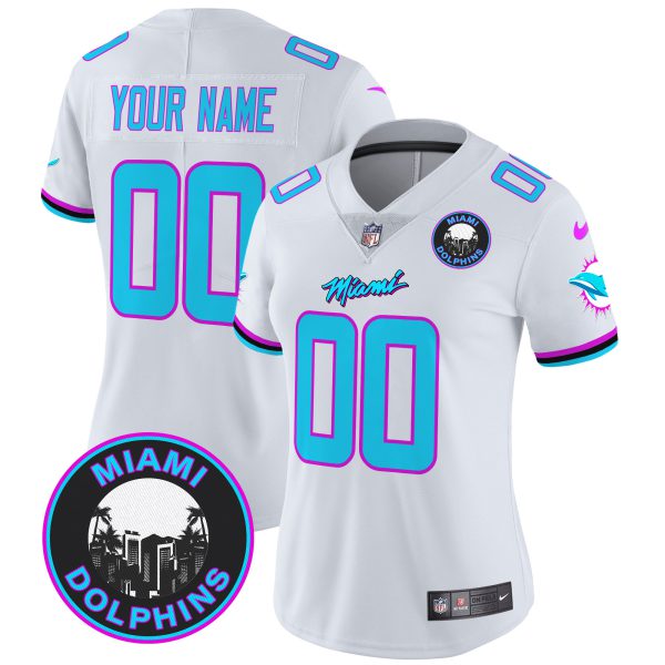 Dolphins "Miami Vice" Vapor Limited Custom Jersey V3 - All Stitched - Image 10