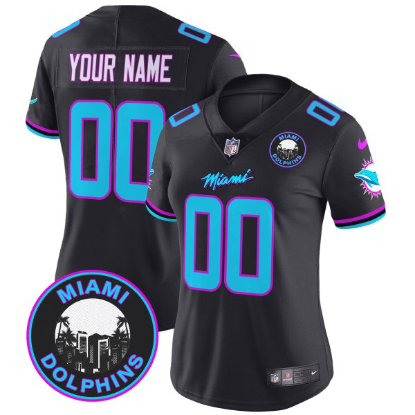 Dolphins "Miami Vice" Vapor Limited Custom Jersey V3 - All Stitched - Image 11