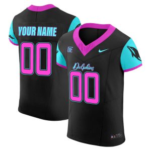 Dolphins Ultimate Effects Custom Elite Jersey - All Stitched