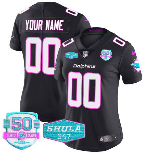 Dolphins "Miami Vice" Vapor Limited Custom Jersey V2 - All Stitched - Image 11