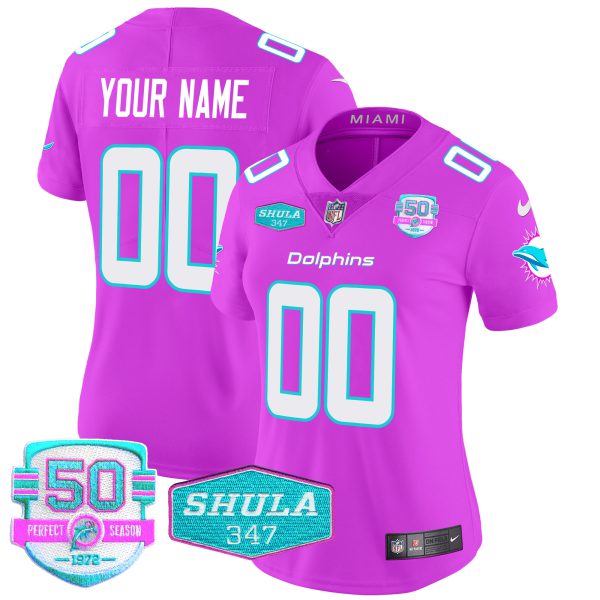 Dolphins "Miami Vice" Vapor Limited Custom Jersey V2 - All Stitched - Image 12