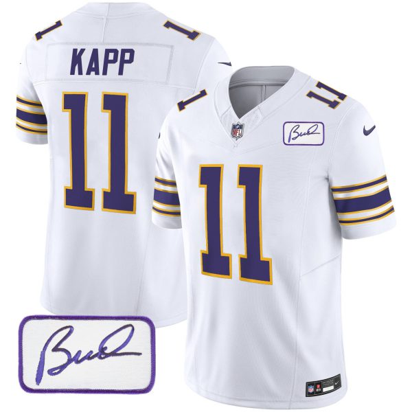 Joe Kapp Vikings Bud Grant Patch Classic Limted Jersey - All Stitched - Image 2