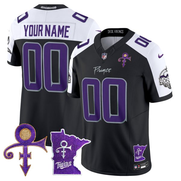 Minnesota Vikings 2024 Prince Vapor Limited Custom Jersey V2 - All Stitched - Image 3