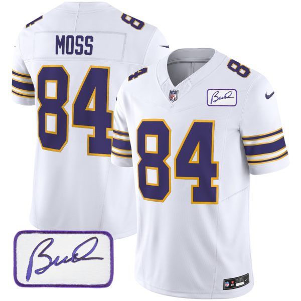 Youth's Vikings Bud Grant Patch Classic Limited Jersey - All Stitched - Image 14