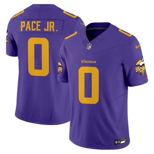 Ivan Pace Jr. Minnesota Vikings Purple Limited Jersey - All Stitched