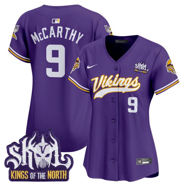 Women's Minnesota Vikings Kings Of The North Patch Vapor Premier Limited Jersey - All Stitched - Image 23