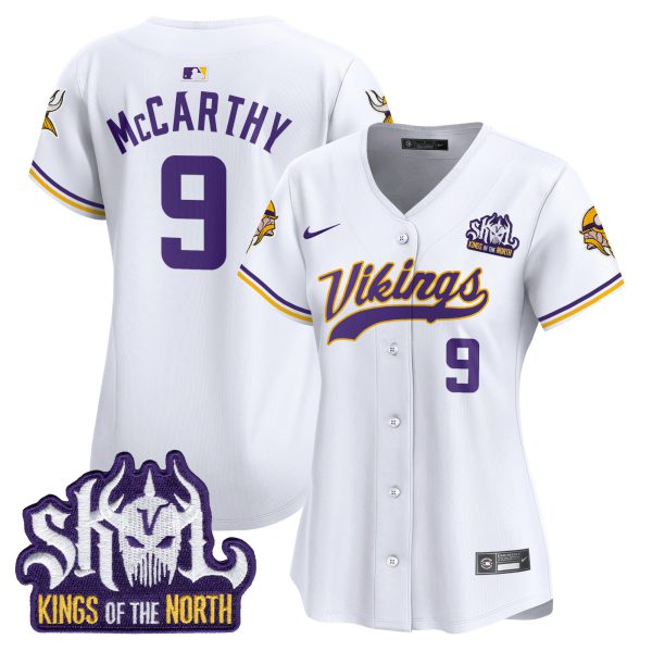 Women's Minnesota Vikings Kings Of The North Patch Vapor Premier Limited Jersey - All Stitched - Image 33