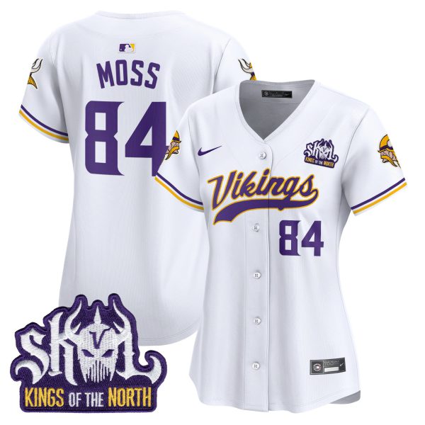 Women's Minnesota Vikings Kings Of The North Patch Vapor Premier Limited Jersey - All Stitched - Image 39