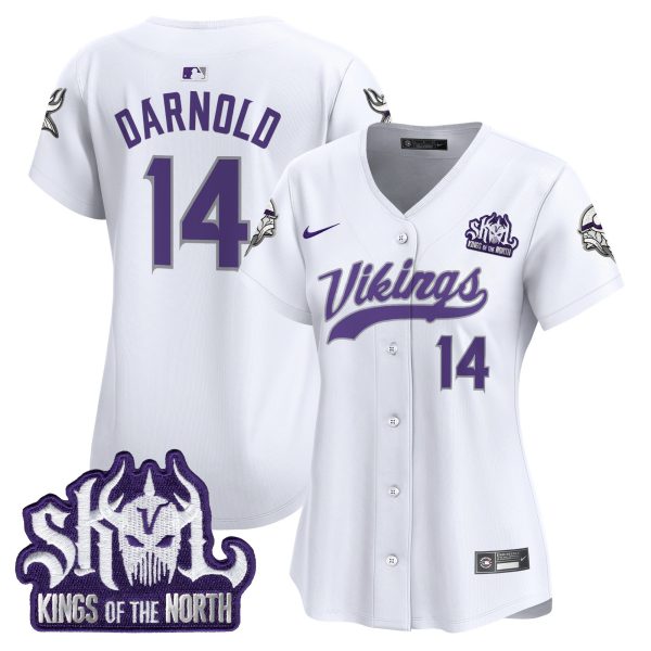 Women's Minnesota Vikings Kings Of The North Patch Vapor Premier Limited Jersey - All Stitched - Image 41