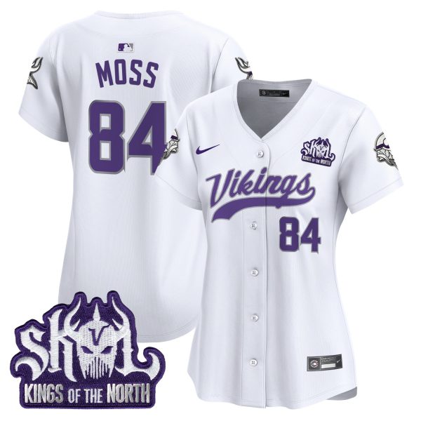 Women's Minnesota Vikings Kings Of The North Patch Vapor Premier Limited Jersey - All Stitched - Image 49