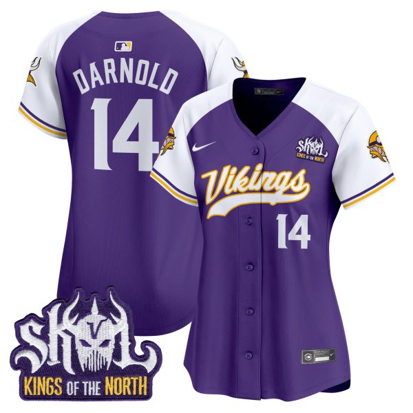 Women's Minnesota Vikings Kings Of The North Patch Vapor Premier Limited Jersey - All Stitched