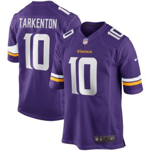 Fran Tarkenton Minnesota Vikings Purple Jersey - All Stitched