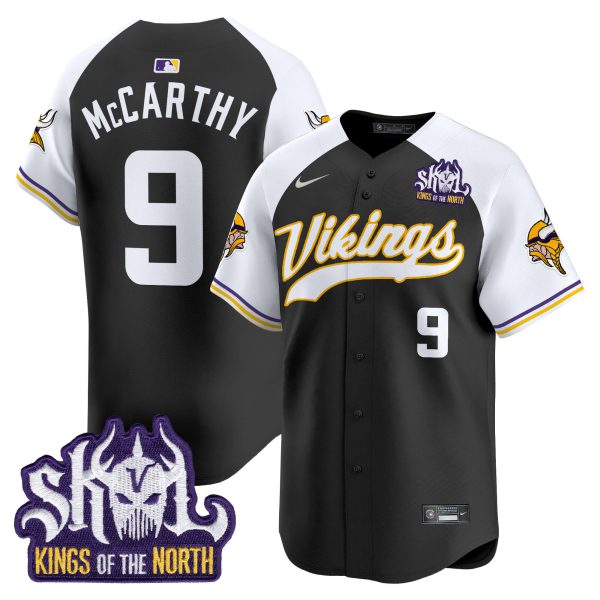 Men's Minnesota Vikings Kings Of The North Patch Vapor Premier Limited Jersey - All Stitched - Image 13