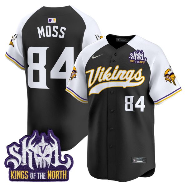 Men's Minnesota Vikings Kings Of The North Patch Vapor Premier Limited Jersey - All Stitched - Image 19
