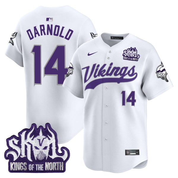 Men's Minnesota Vikings Kings Of The North Patch Vapor Premier Limited Jersey - All Stitched - Image 41