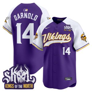 Men's Minnesota Vikings Kings Of The North Patch Vapor Premier Limited Jersey - All Stitched