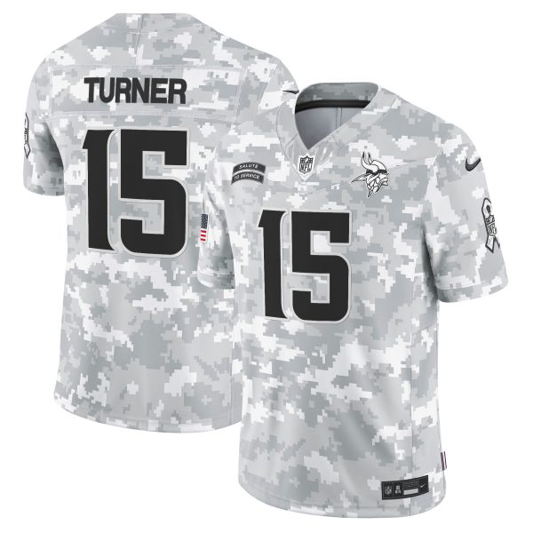 Men's Minnesota Vikings 2024 Salute to Service Vapor Limited Jersey - All Stitched - Image 4