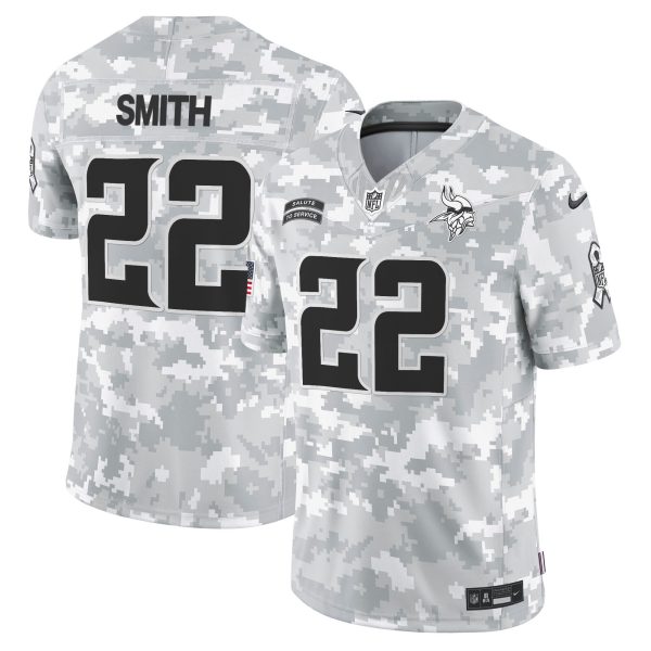 Men's Minnesota Vikings 2024 Salute to Service Vapor Limited Jersey - All Stitched - Image 7