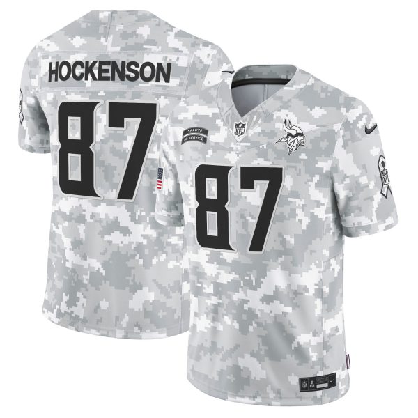Men's Minnesota Vikings 2024 Salute to Service Vapor Limited Jersey - All Stitched - Image 8