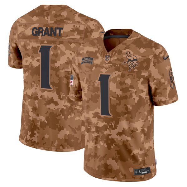 Men's Minnesota Vikings 2024 Salute to Service Vapor Limited Jersey - All Stitched - Image 17