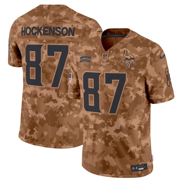 Men's Minnesota Vikings 2024 Salute to Service Vapor Limited Jersey - All Stitched - Image 19