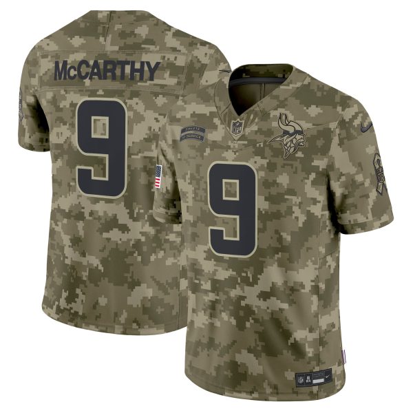 Men's Minnesota Vikings 2024 Salute to Service Vapor Limited Jersey - All Stitched - Image 25