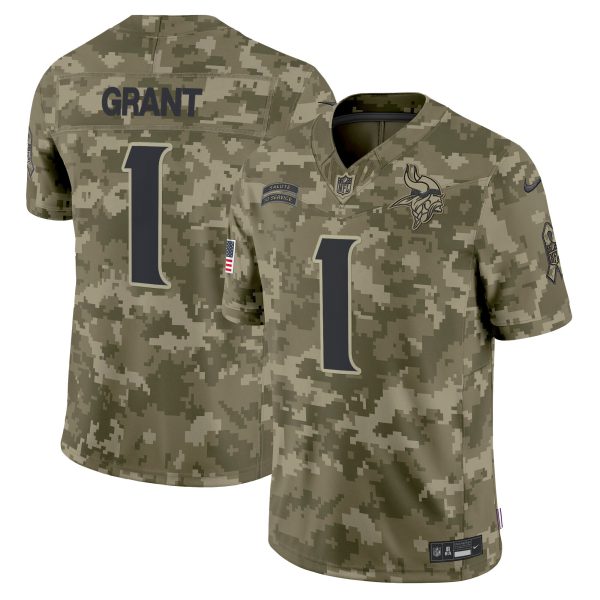 Men's Minnesota Vikings 2024 Salute to Service Vapor Limited Jersey - All Stitched - Image 28