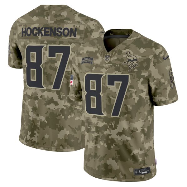 Men's Minnesota Vikings 2024 Salute to Service Vapor Limited Jersey - All Stitched - Image 30