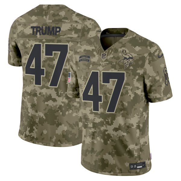 Men's Minnesota Vikings 2024 Salute to Service Vapor Limited Jersey - All Stitched - Image 32