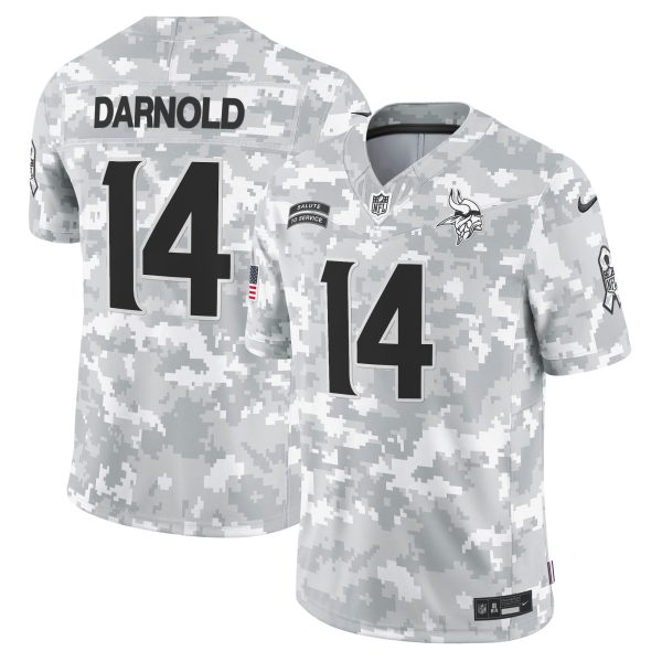 Men's Minnesota Vikings 2024 Salute to Service Vapor Limited Jersey - All Stitched