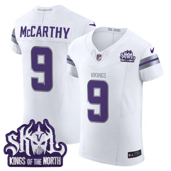 Men's Minnesota Vikings 2024 Winter Warrior Skol Patch Vapor Elite Jersey - All Stitched - Image 12