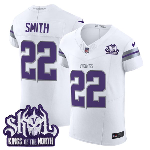 Men's Minnesota Vikings 2024 Winter Warrior Skol Patch Vapor Elite Jersey - All Stitched - Image 16