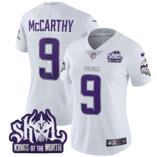 Women's Minnesota Vikings 2024 Winter Warrior Skol Patch Vapor Limited Jersey - All Stitched - Image 2