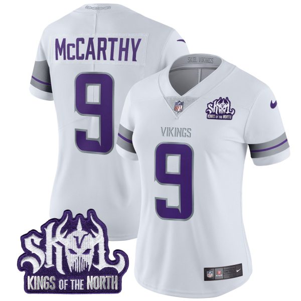 Women's Minnesota Vikings 2024 Winter Warrior Skol Patch Vapor Limited Jersey - All Stitched - Image 11