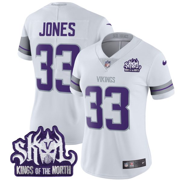 Women's Minnesota Vikings 2024 Winter Warrior Skol Patch Vapor Limited Jersey - All Stitched - Image 14