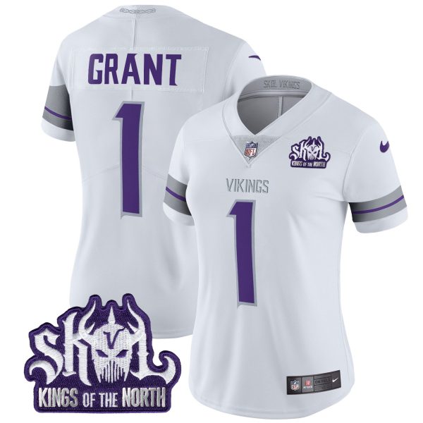Women's Minnesota Vikings 2024 Winter Warrior Skol Patch Vapor Limited Jersey - All Stitched - Image 15