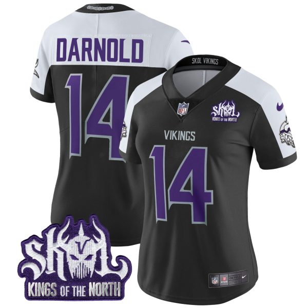 Women's Minnesota Vikings 2024 Winter Warrior Skol Patch Vapor Limited Jersey - All Stitched - Image 19