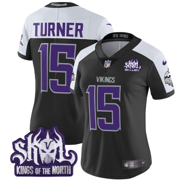 Women's Minnesota Vikings 2024 Winter Warrior Skol Patch Vapor Limited Jersey - All Stitched - Image 22